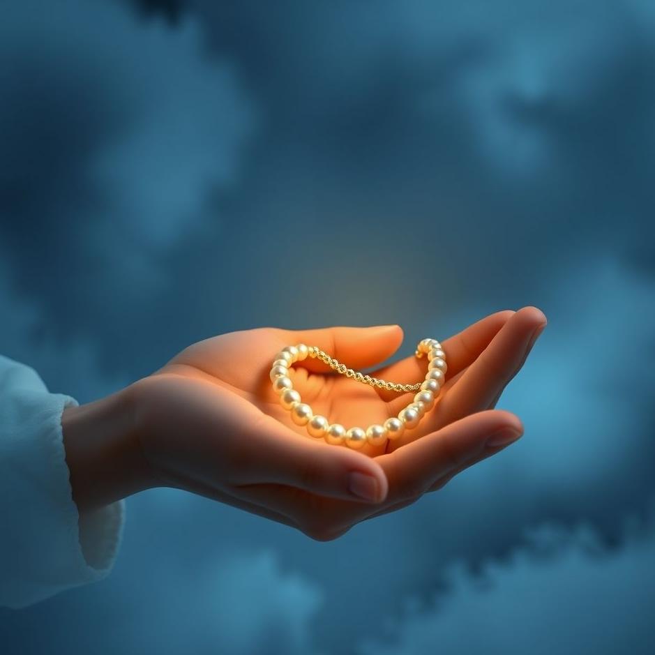 Dream : Giving a pearl necklace as a gift in a dream