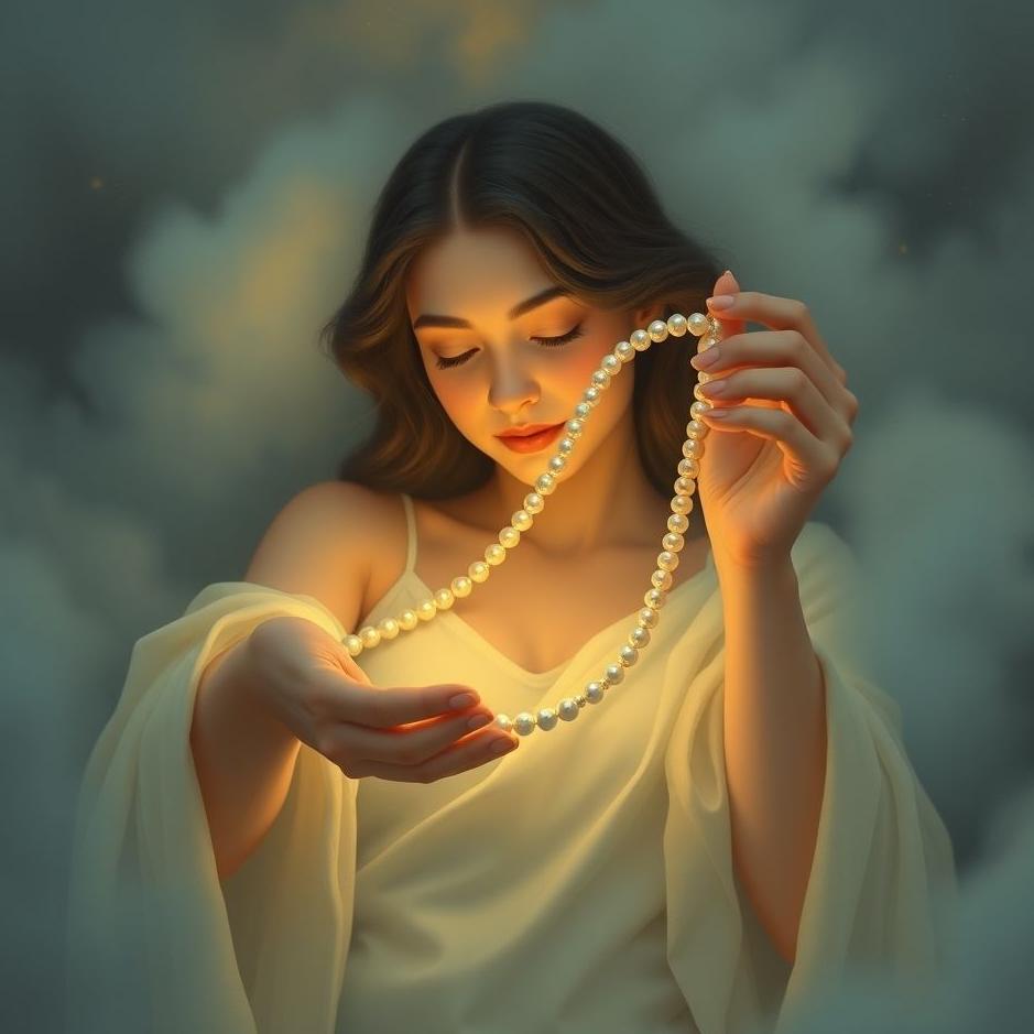 Dream : Giving a pearl necklace in a dream