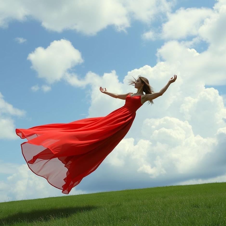 Dream : Giving a red dress in a dream