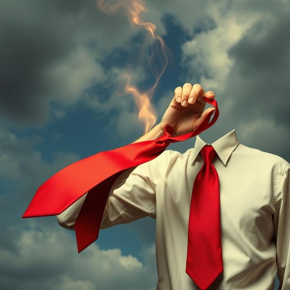 Dream : Giving a red tie in a dream