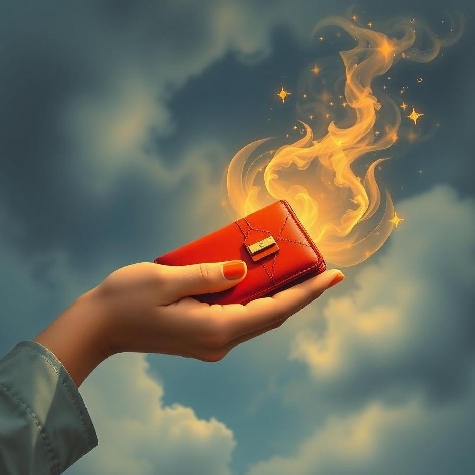 Dream : Giving a red wallet in a dream