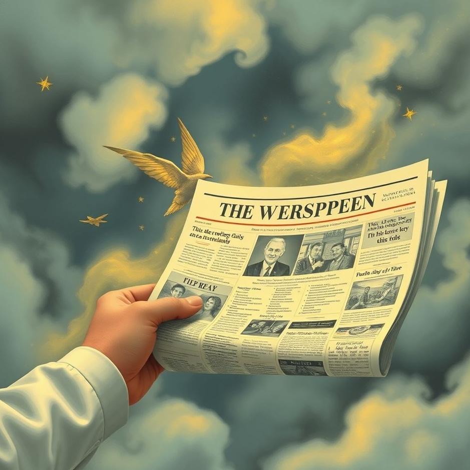 Dream : Giving an advertisement to a newspaper in a dream