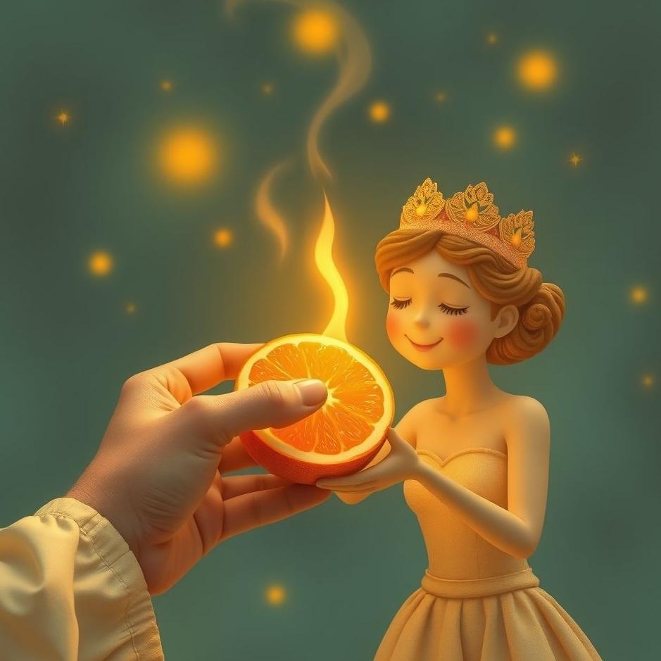 Dream : Giving an orange to your loved one in a dream