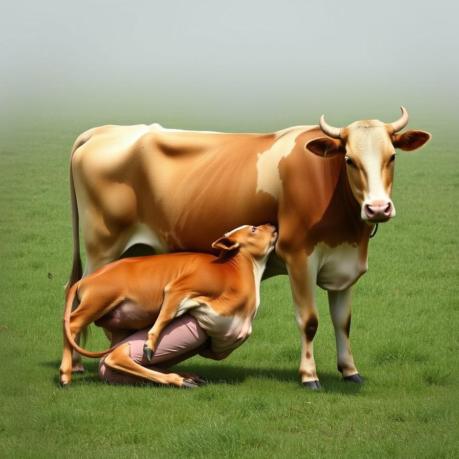 Dream : Giving birth to a cow