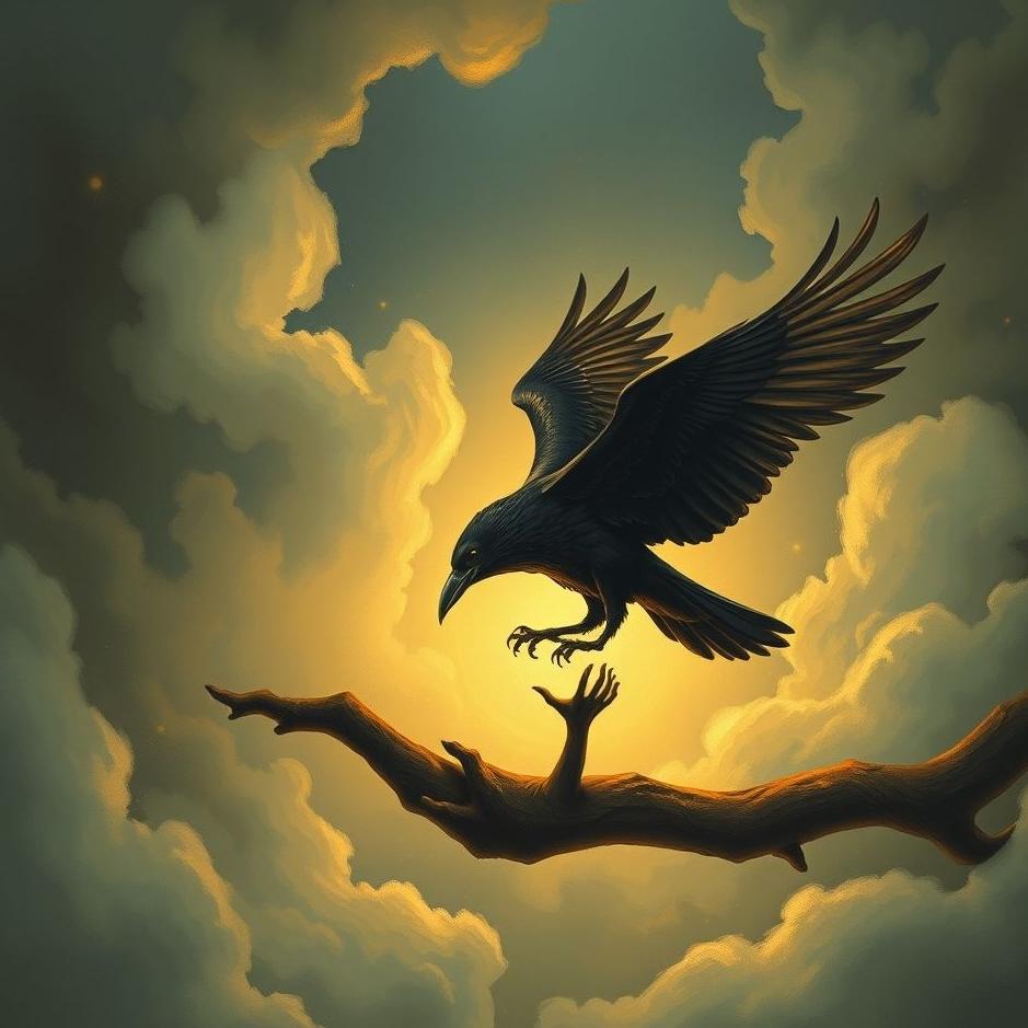 Dream : Giving birth to a crow in a dream