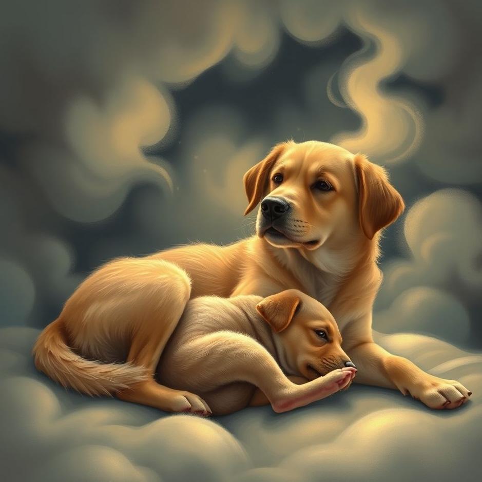 Dream : Giving birth to a puppy in a dream
