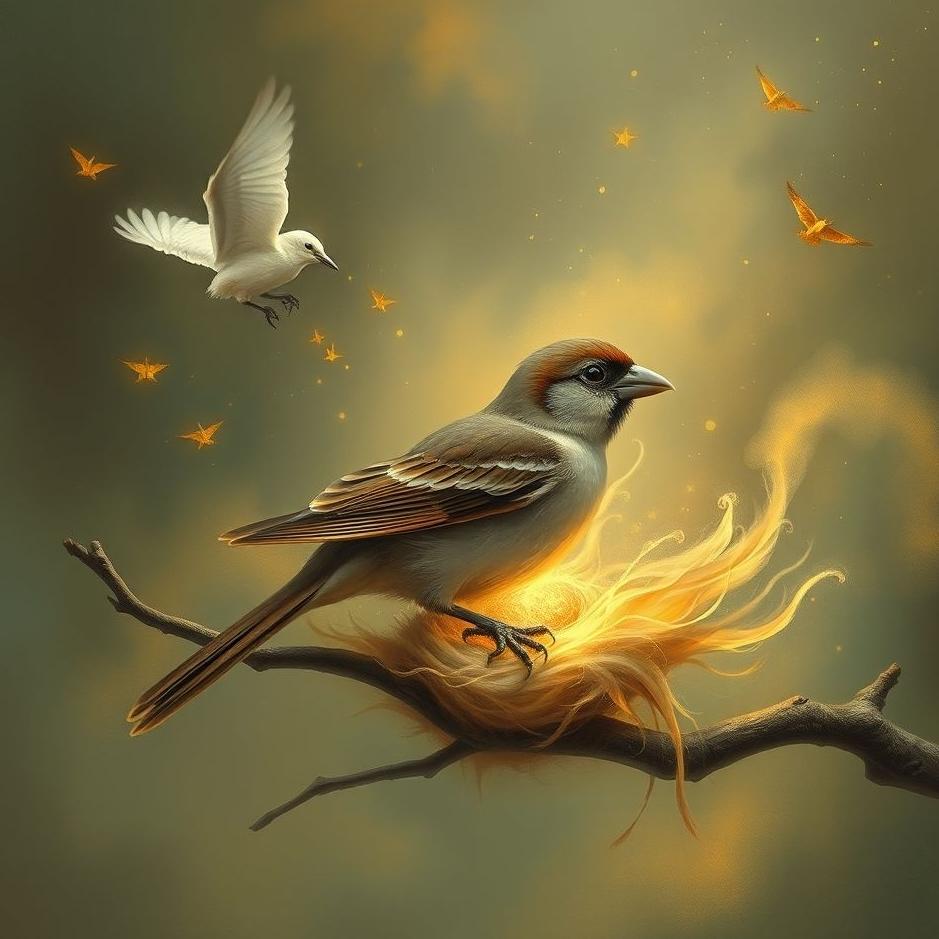 Dream : Giving birth to a sparrow in a dream