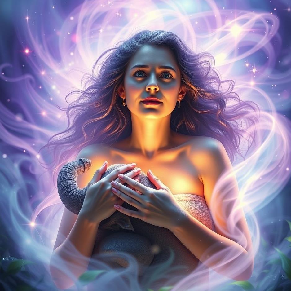 Dream : Giving birth to an elephant in a dream