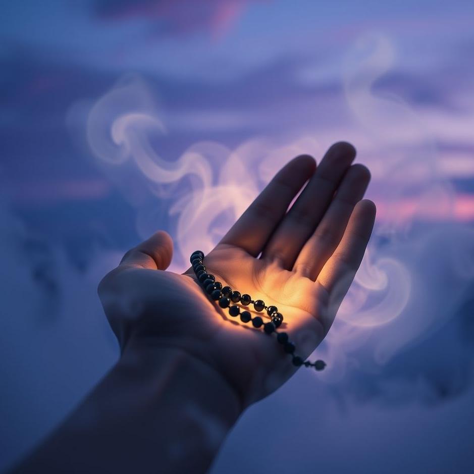 Dream : Giving black rosary in a dream