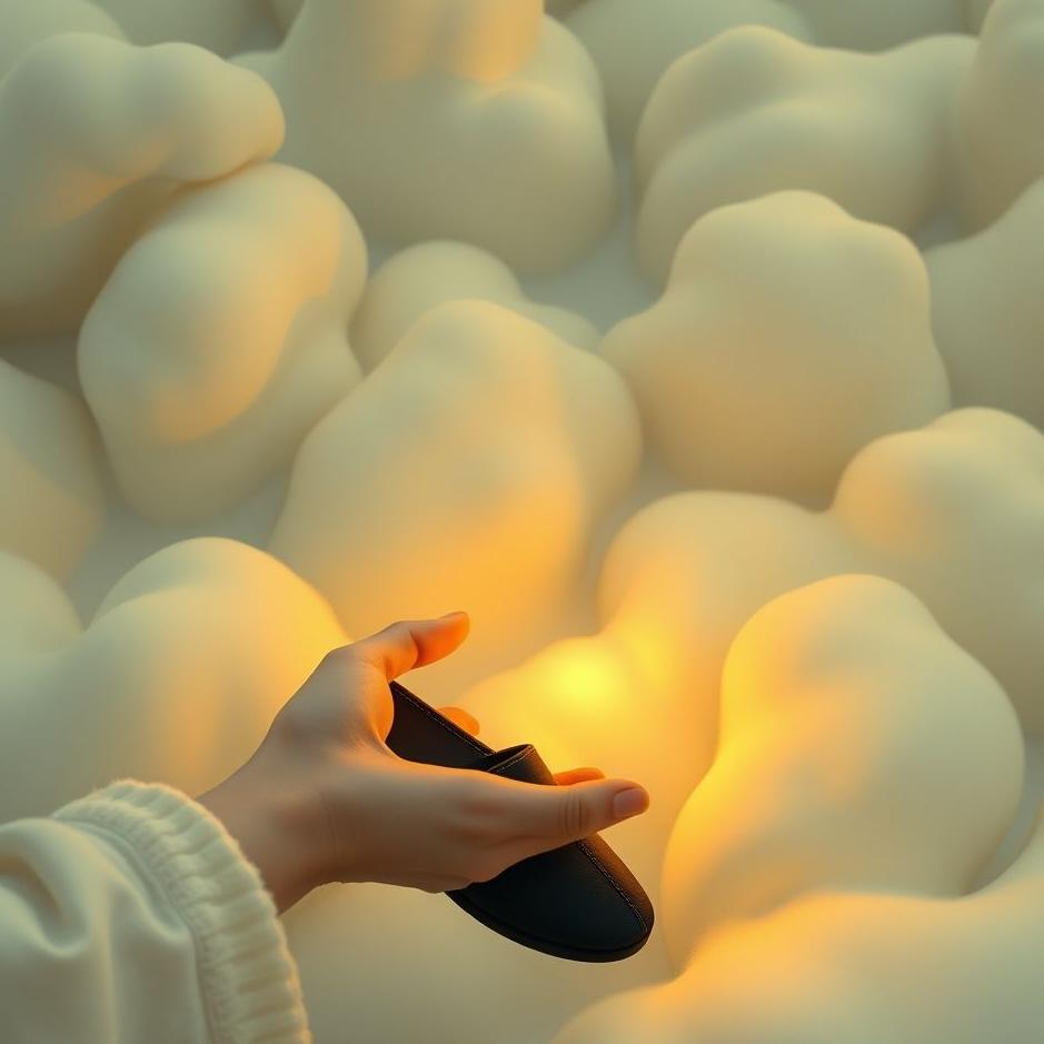 Dream : Giving black slippers in a dream