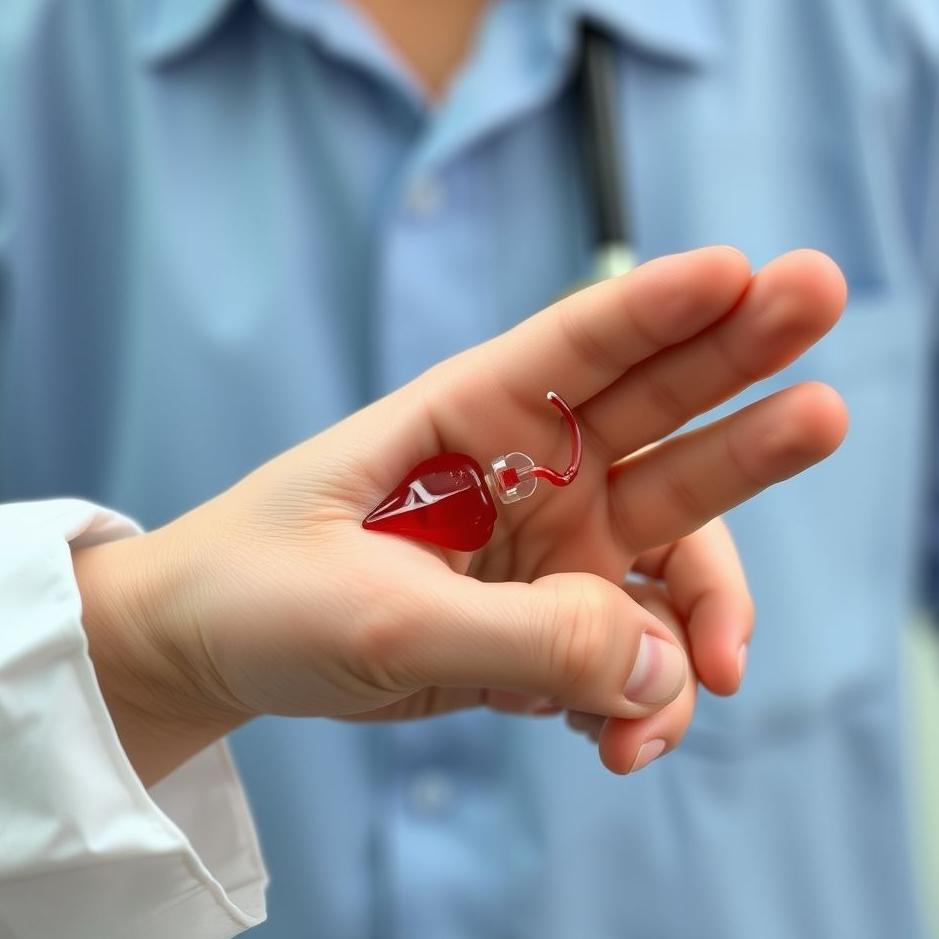 Dream : Giving blood from the finger