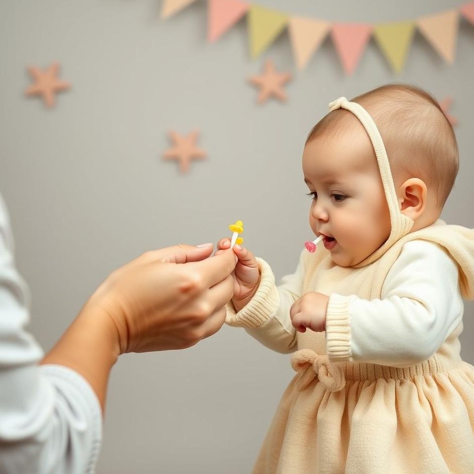 Dream : Giving Candy to a Baby 