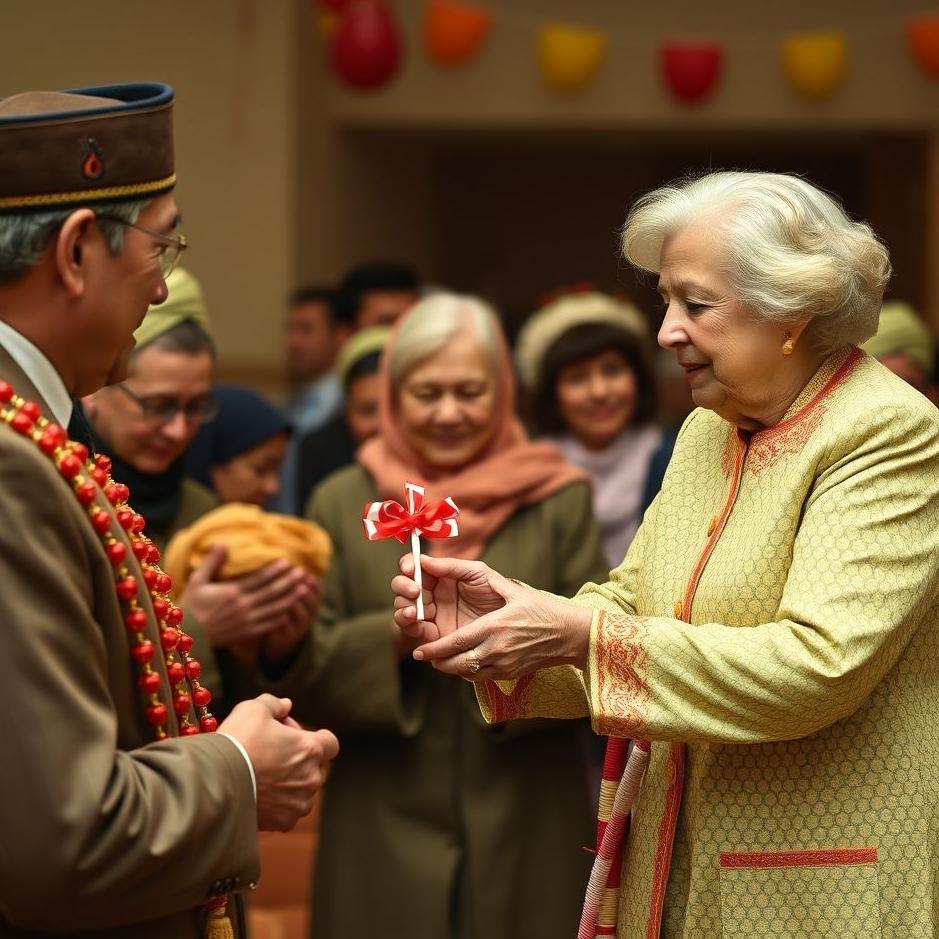 Dream : Giving candy to prime minister