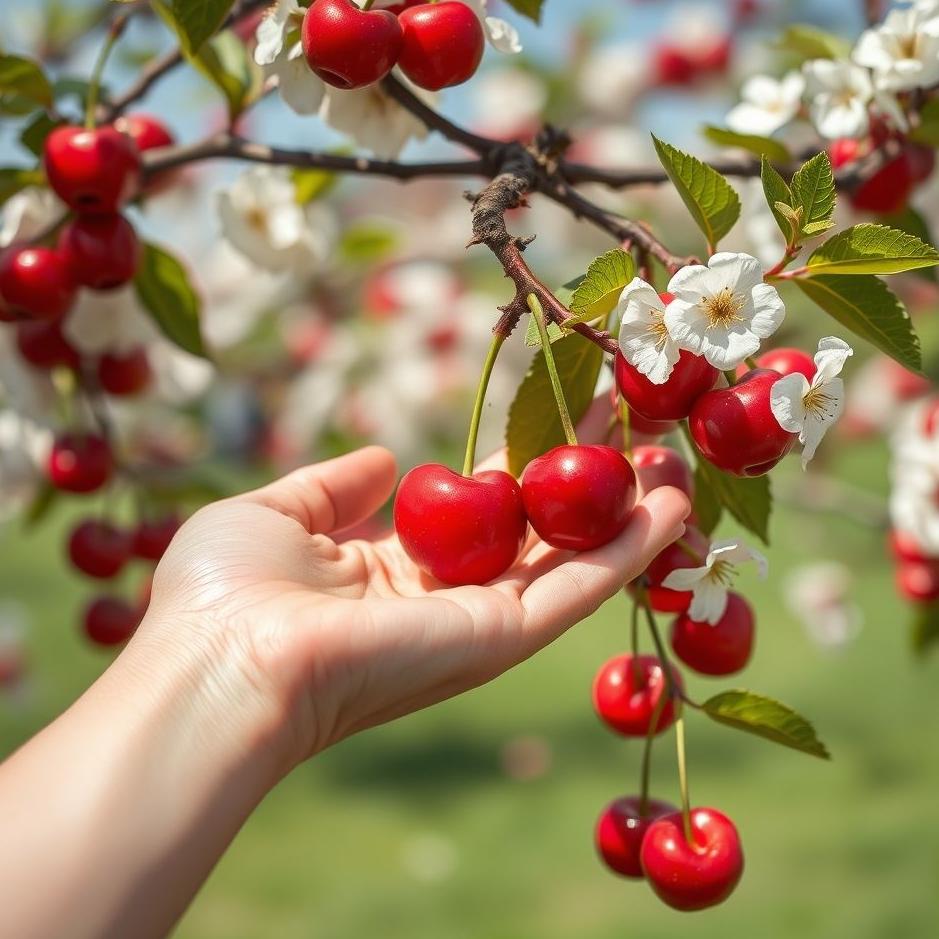 Dream : Giving cherries in a dream