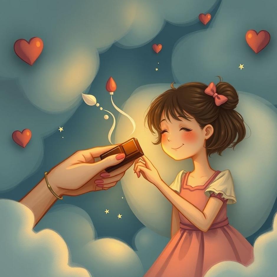 Dream : Giving chocolate to a girl in a dream