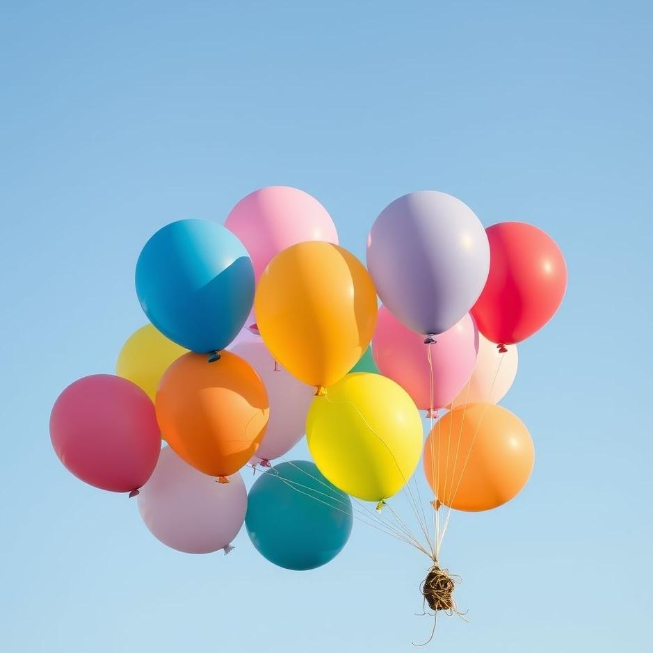 Dream : Giving colorful balloons in a dream