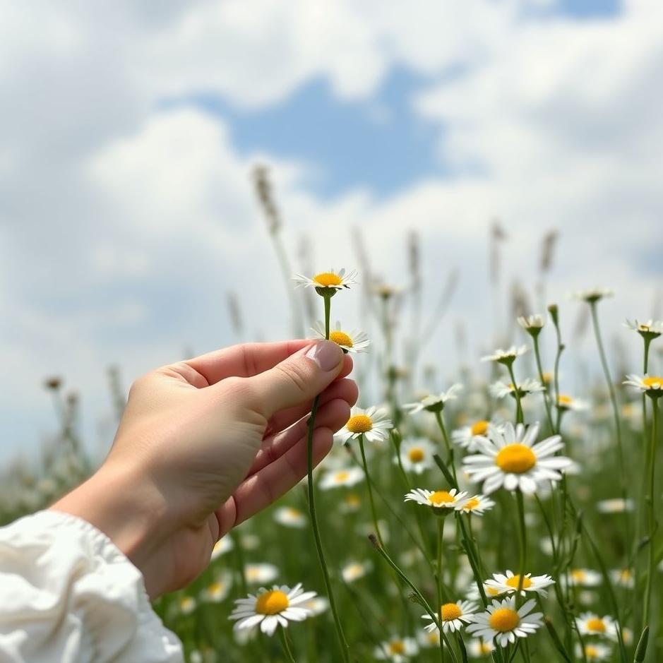 Dream : Giving daisies to your lover in a dream