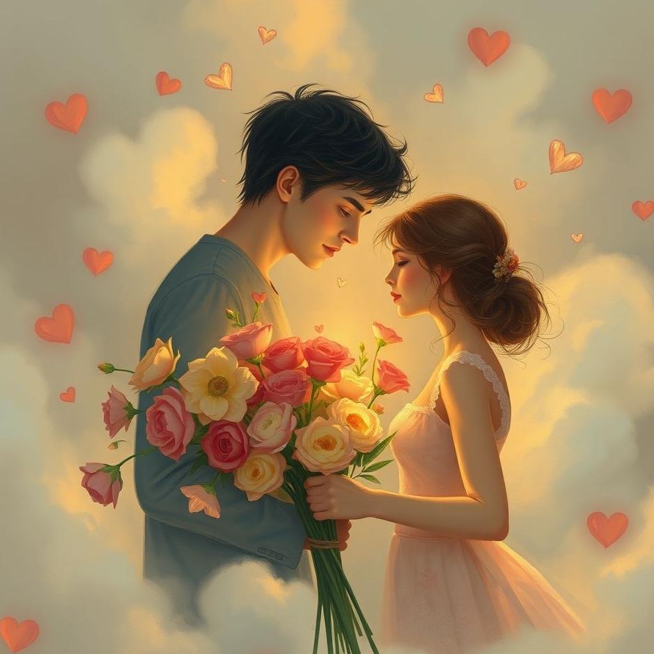 Dream : Giving flowers to an ex-lover in a dream