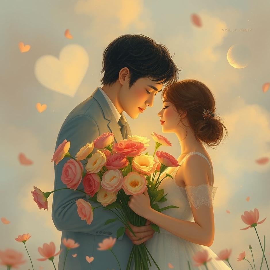 Dream : Giving flowers to your lover in a dream