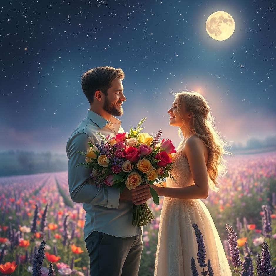 Dream : Giving flowers to your wife in a dream