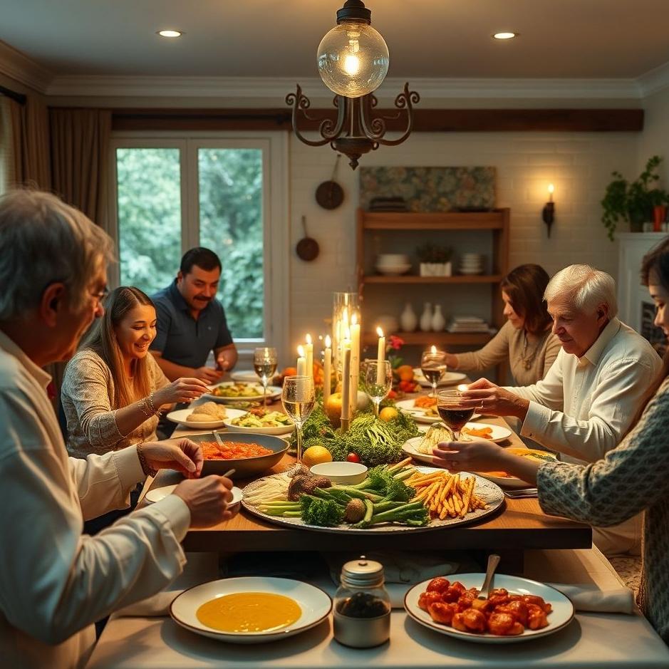 Dream Dictionary : Giving food to a large number of guests at home in a dream