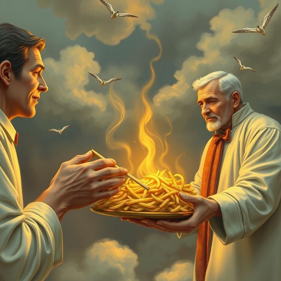 Dream : Giving food to a member of parliament in a dream