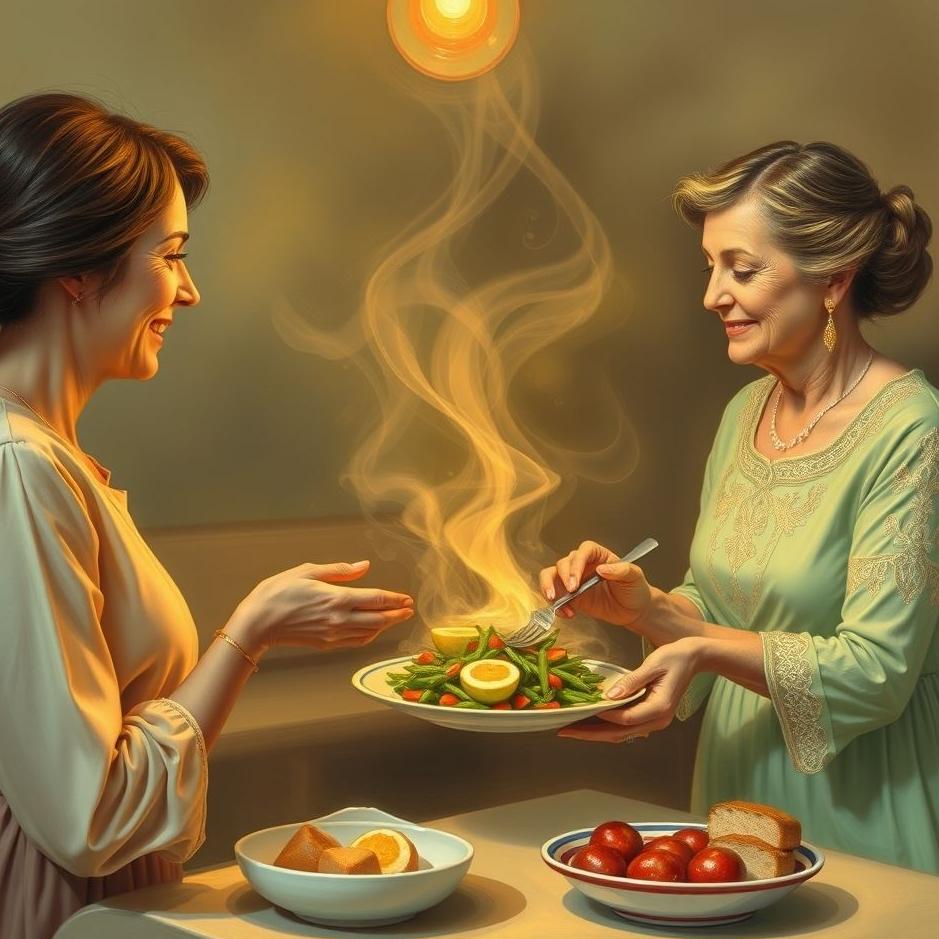 Dream : Giving food to mother-in-law in a dream