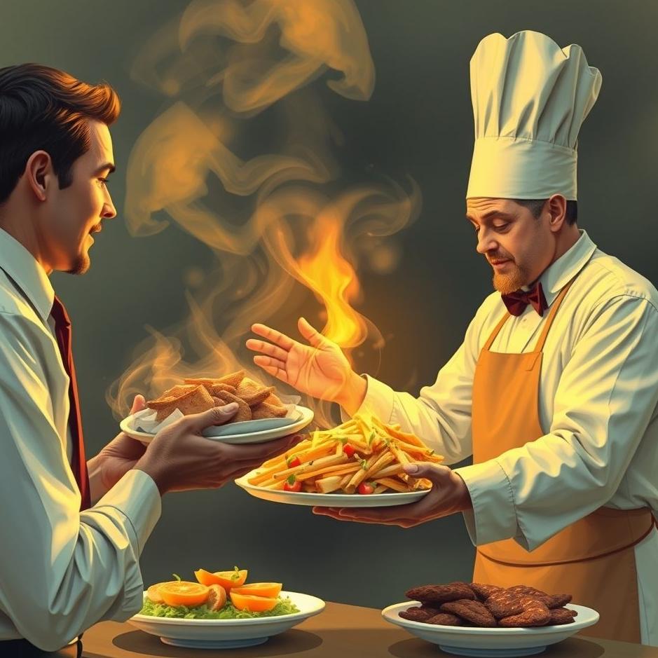 Dream Dictionary : Giving food to the general manager in a dream