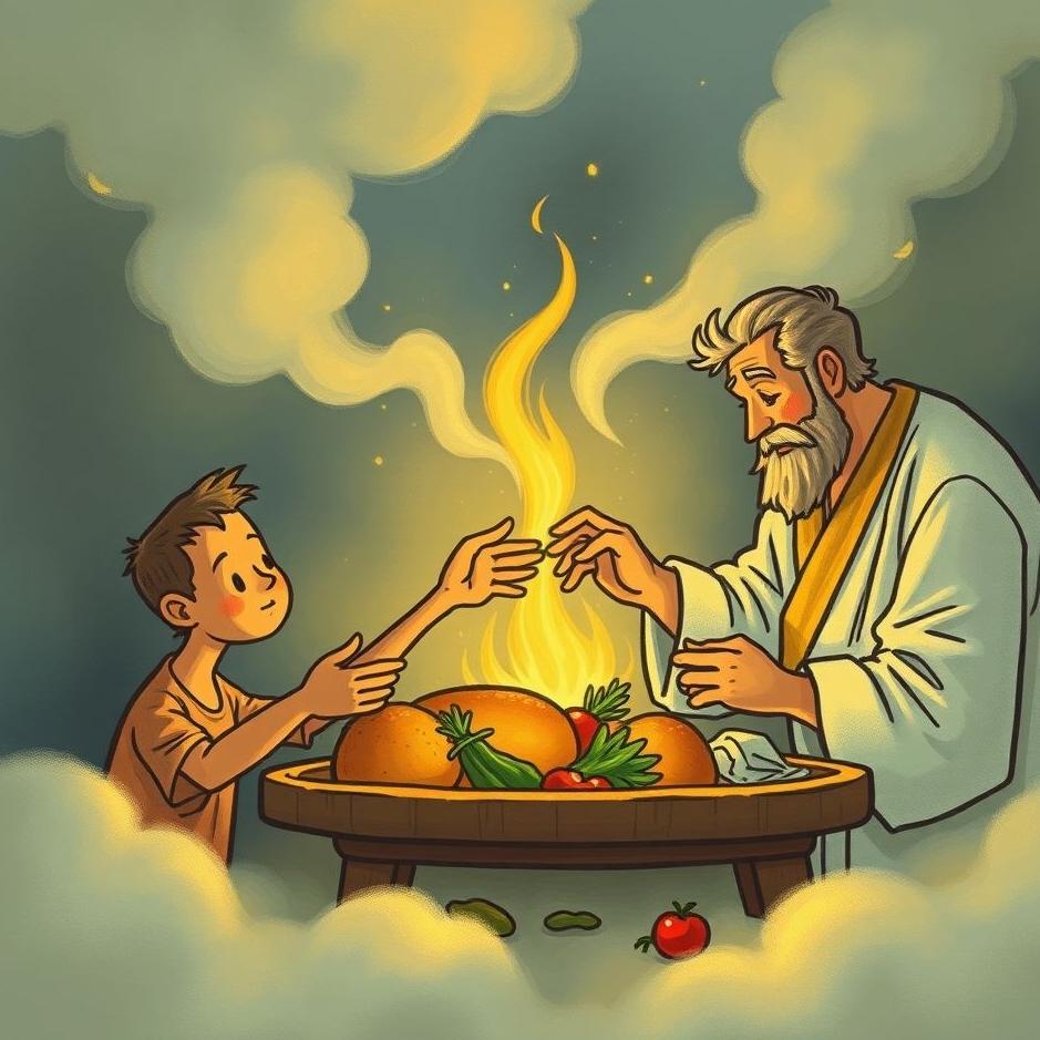 Dream : Giving food to your brother in a dream