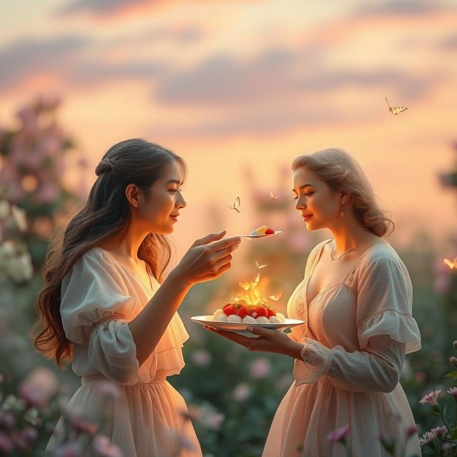 Dream : Giving food to your loved one in a dream