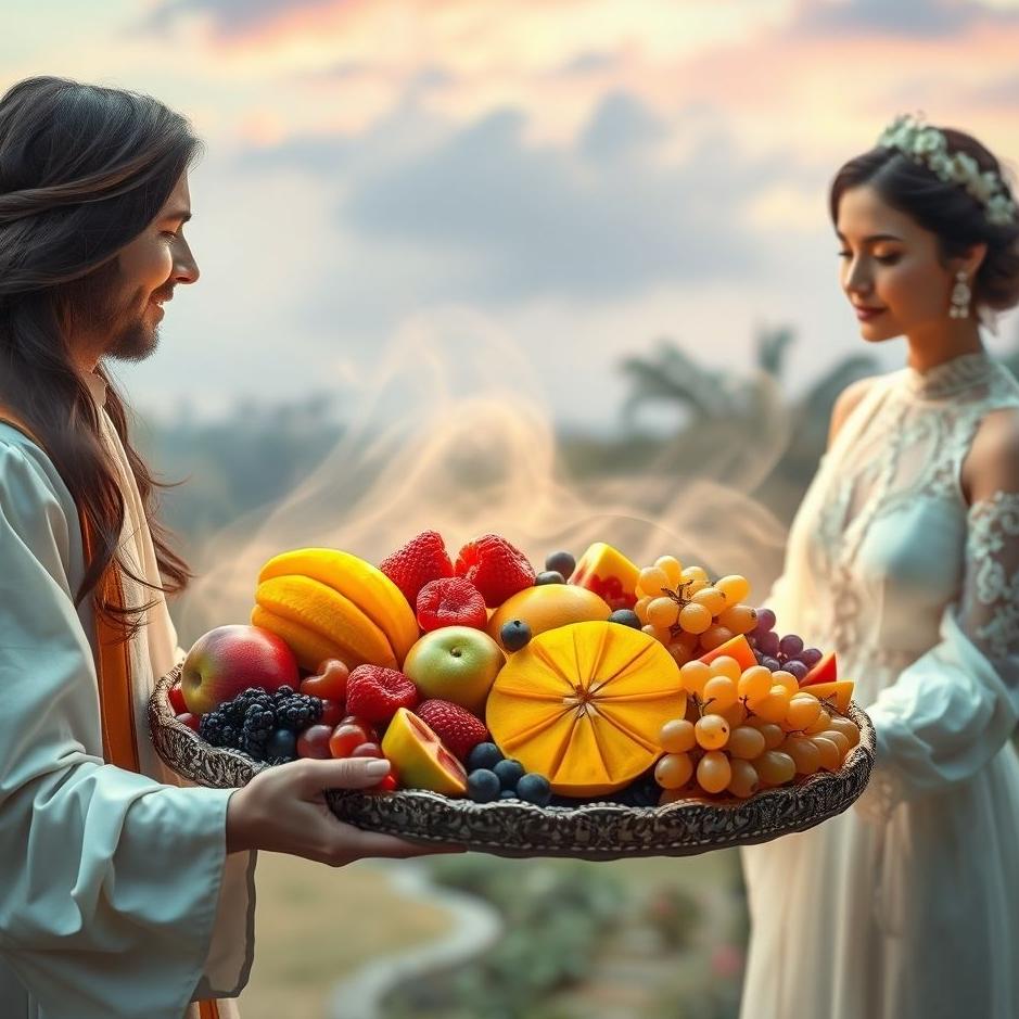 Dream : Giving fruit to a guest in a dream