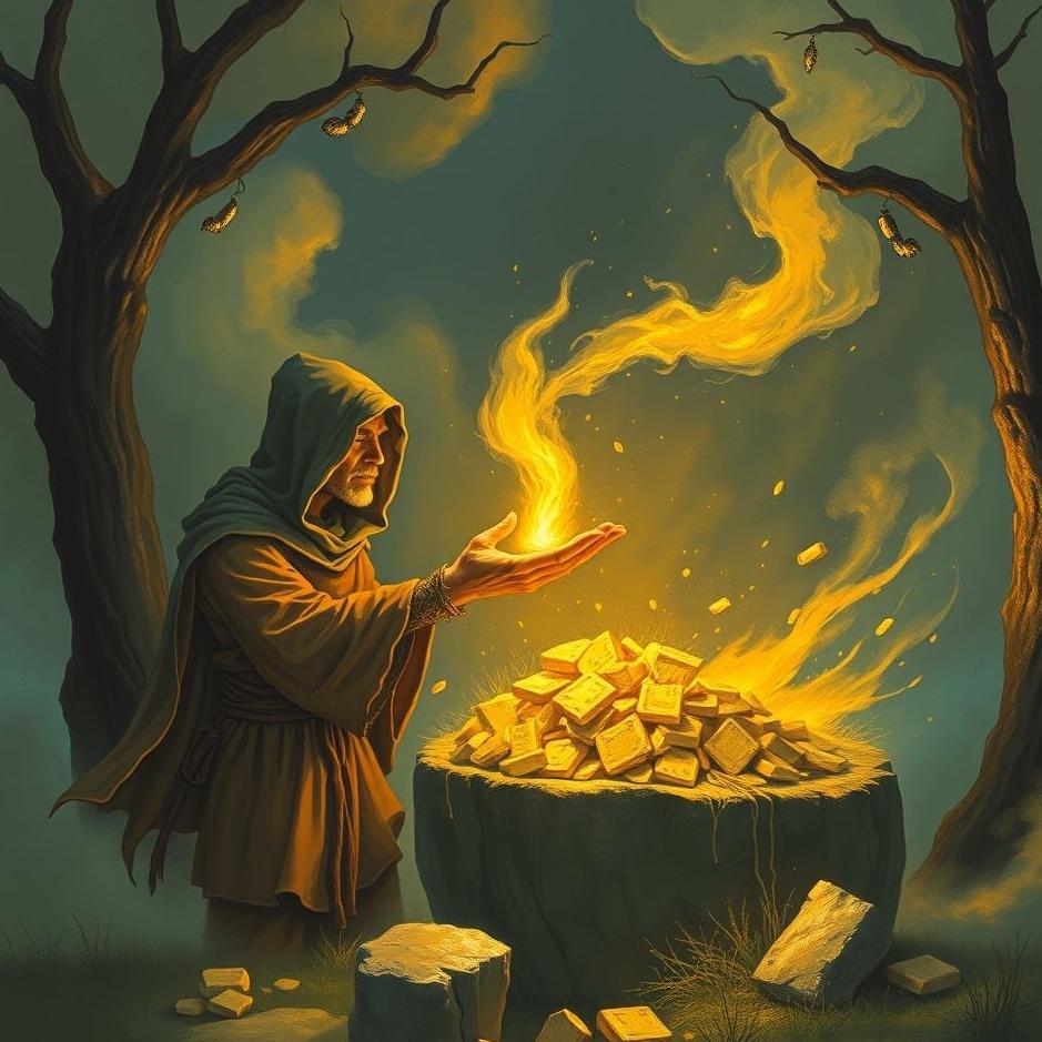 Dream : Giving gold to a thief in a dream