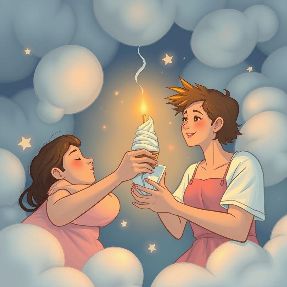Dream : Giving ice cream to your loved one in a dream