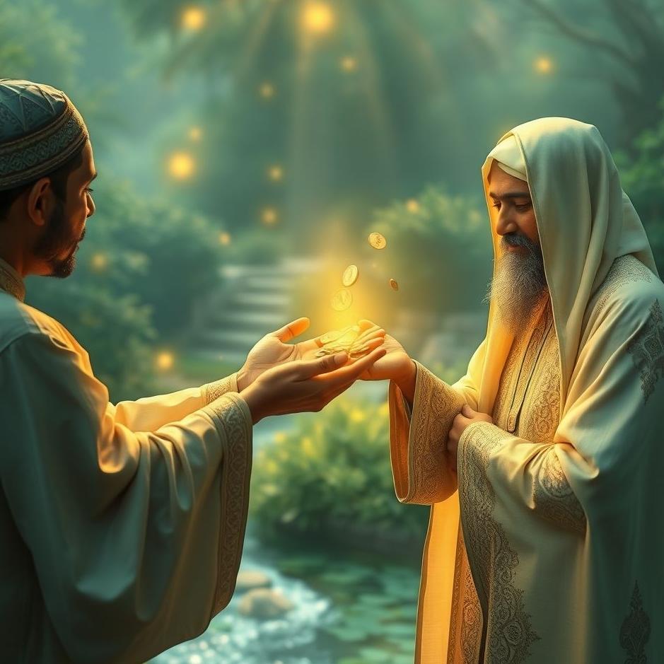 Dream : Giving money to a seyyid in a dream