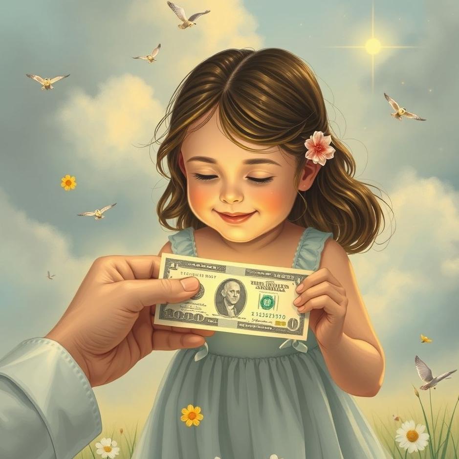 Dream : Giving money to my daughter in a dream