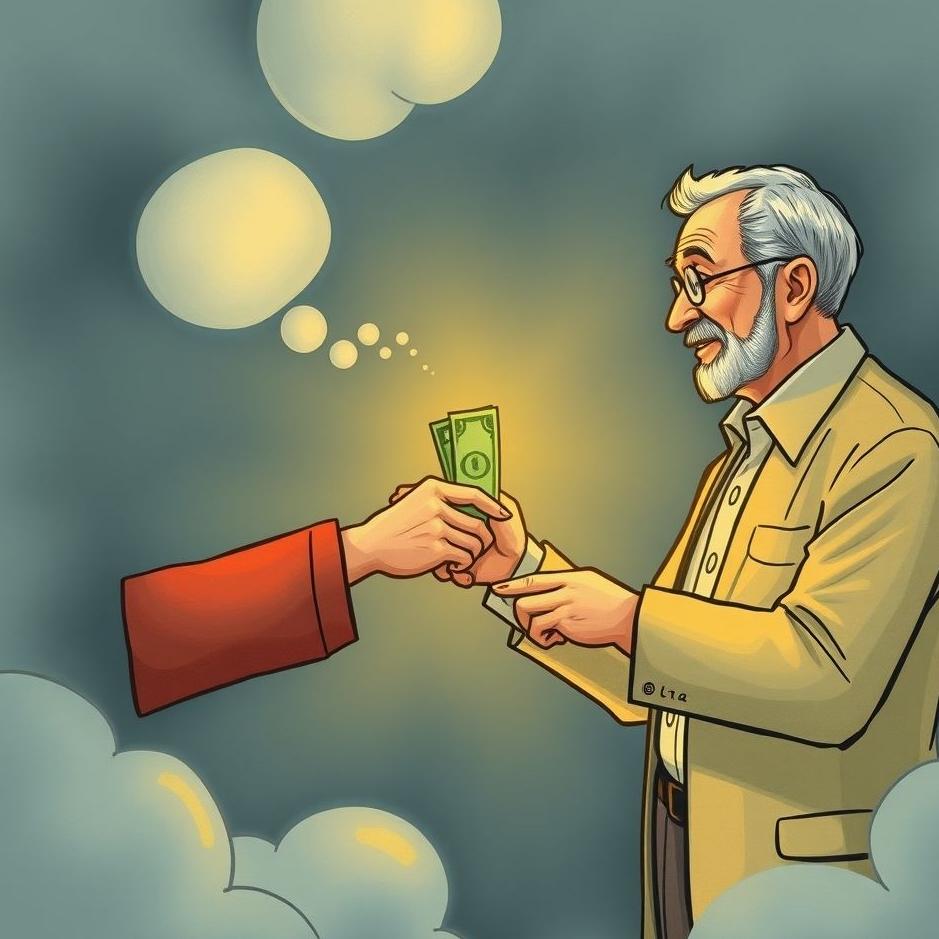 Dream : Giving money to your father-in-law in a dream