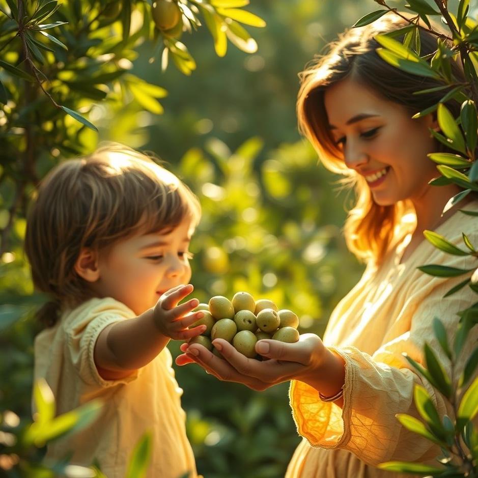 Dream : Giving olives to the mother in the dream