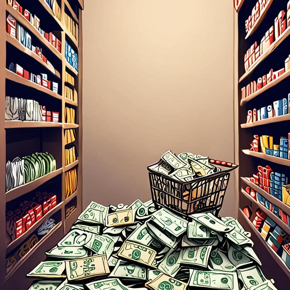Dream : Giving paper money to the grocery store in a dream