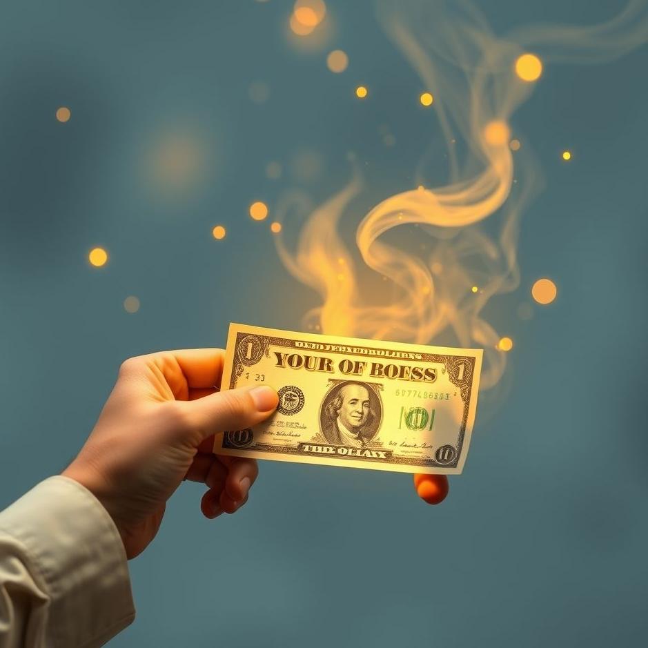 Dream : Giving paper money to your boss in a dream