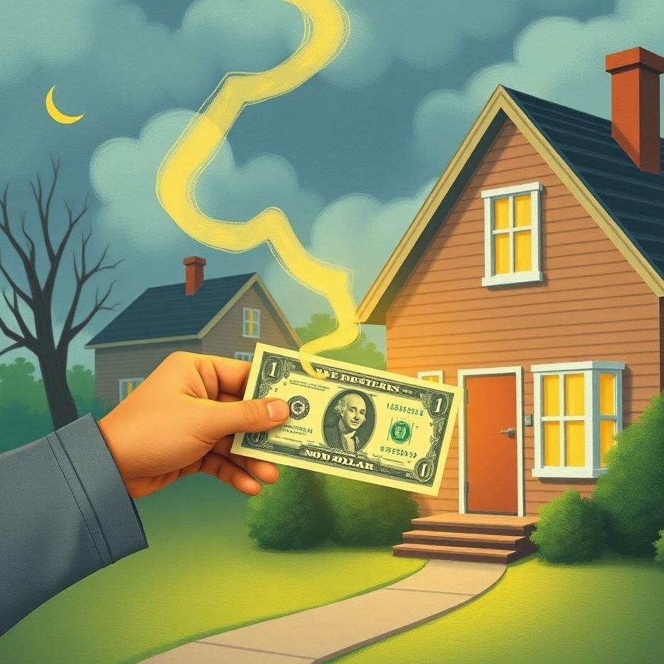 Dream : Giving paper money to your neighbor in a dream