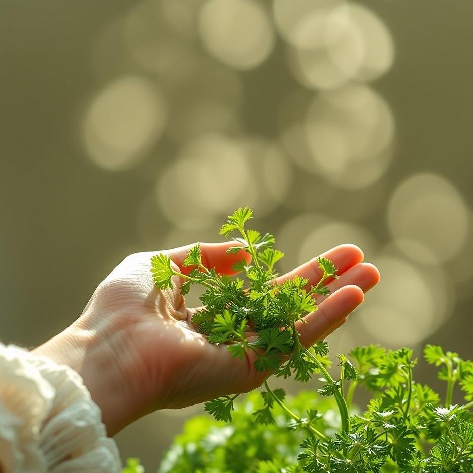 Dream : Giving parsley in a dream