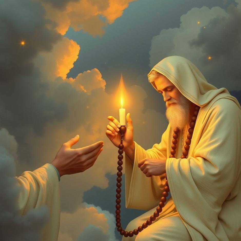 Dream : Giving prayer beads to your brother in a dream