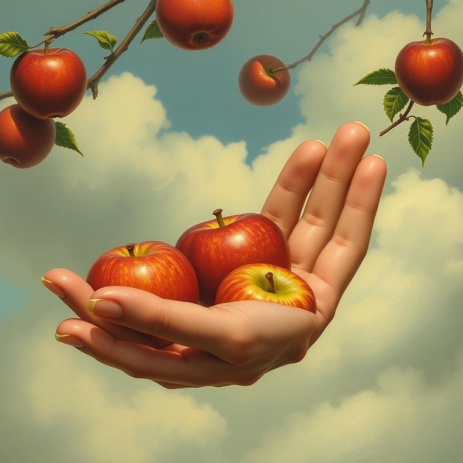 Dream : Giving red apples in a dream