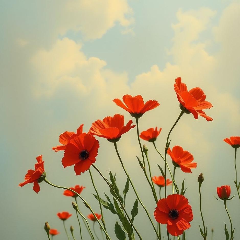 Dream : Giving red flowers in a dream