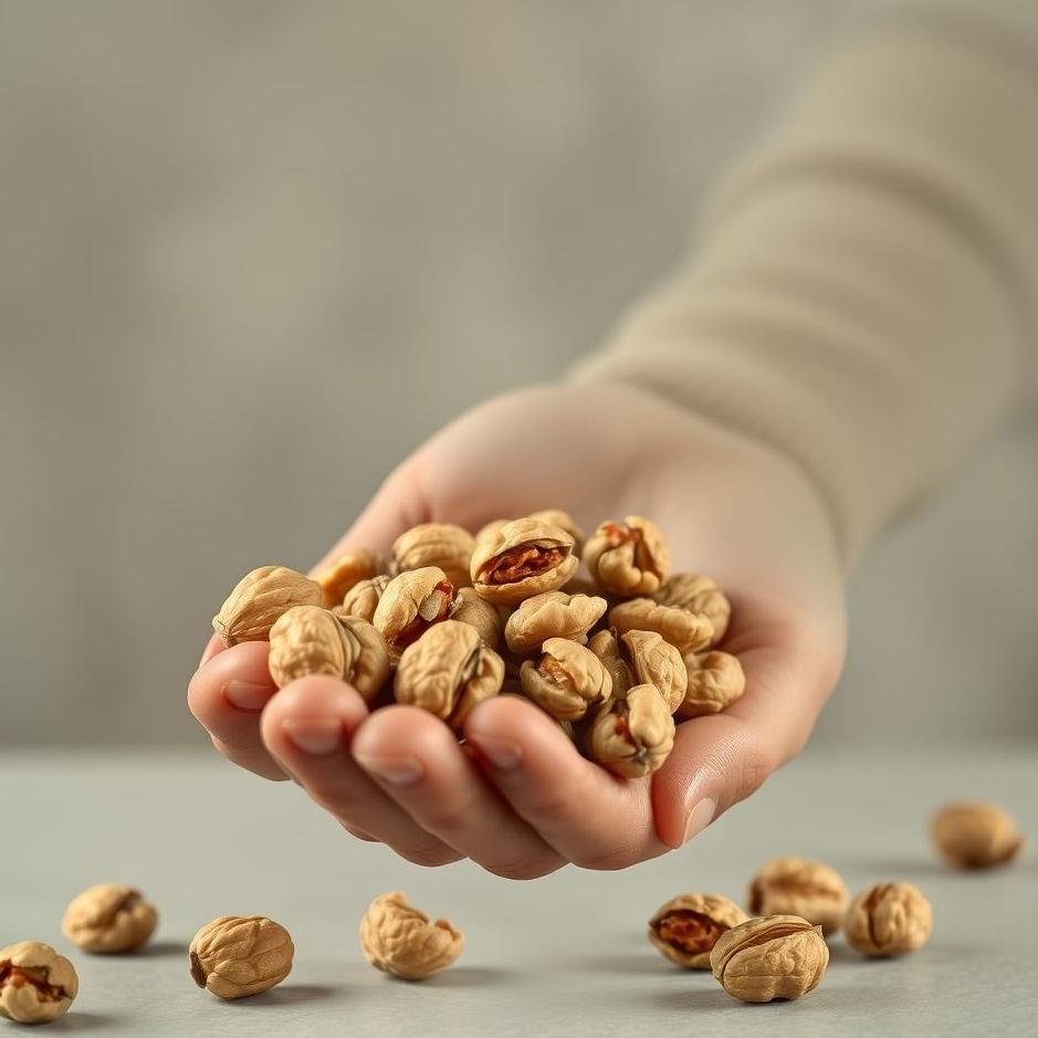 Dream : Giving shelled walnuts in a dream