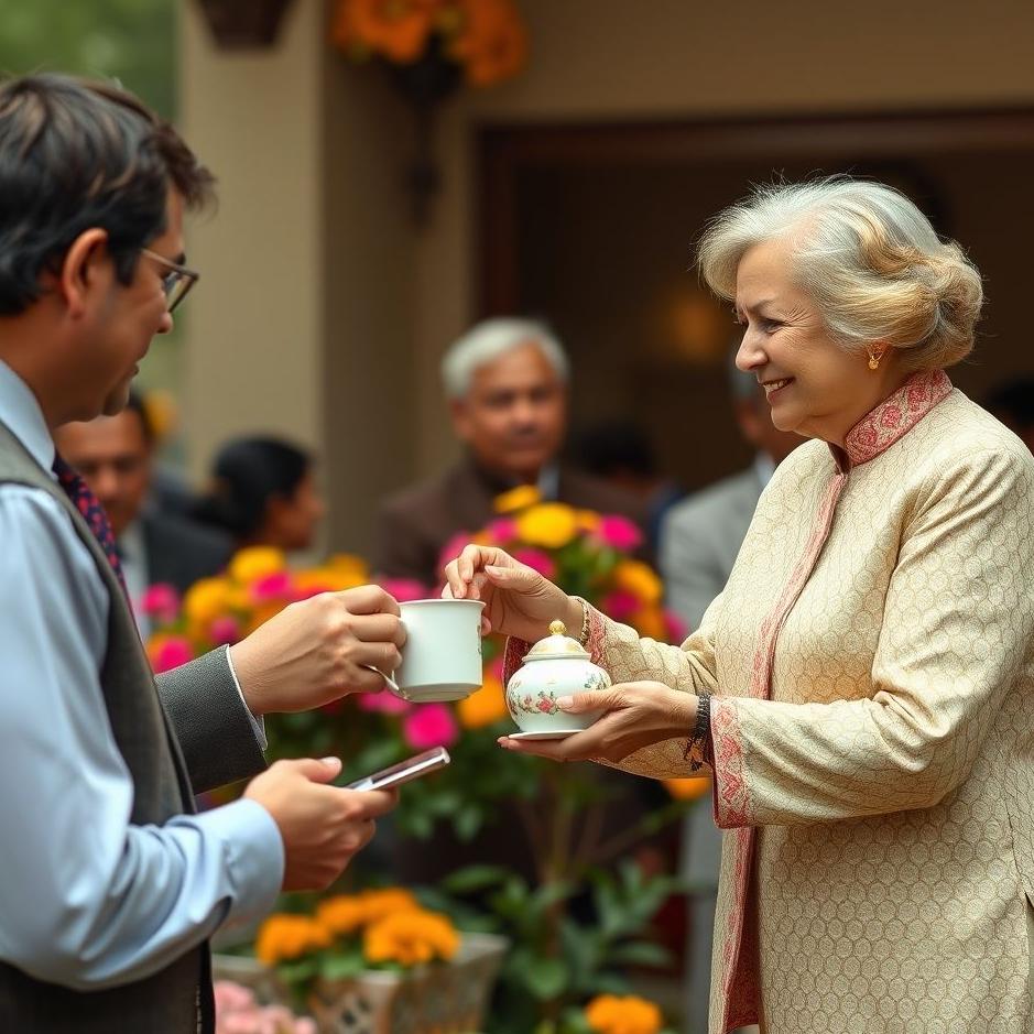 Dream : Giving tea to the prime minister