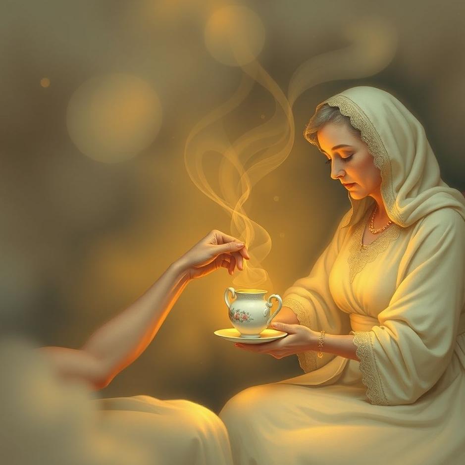 Dream : Giving tea to your lover's mother in a dream