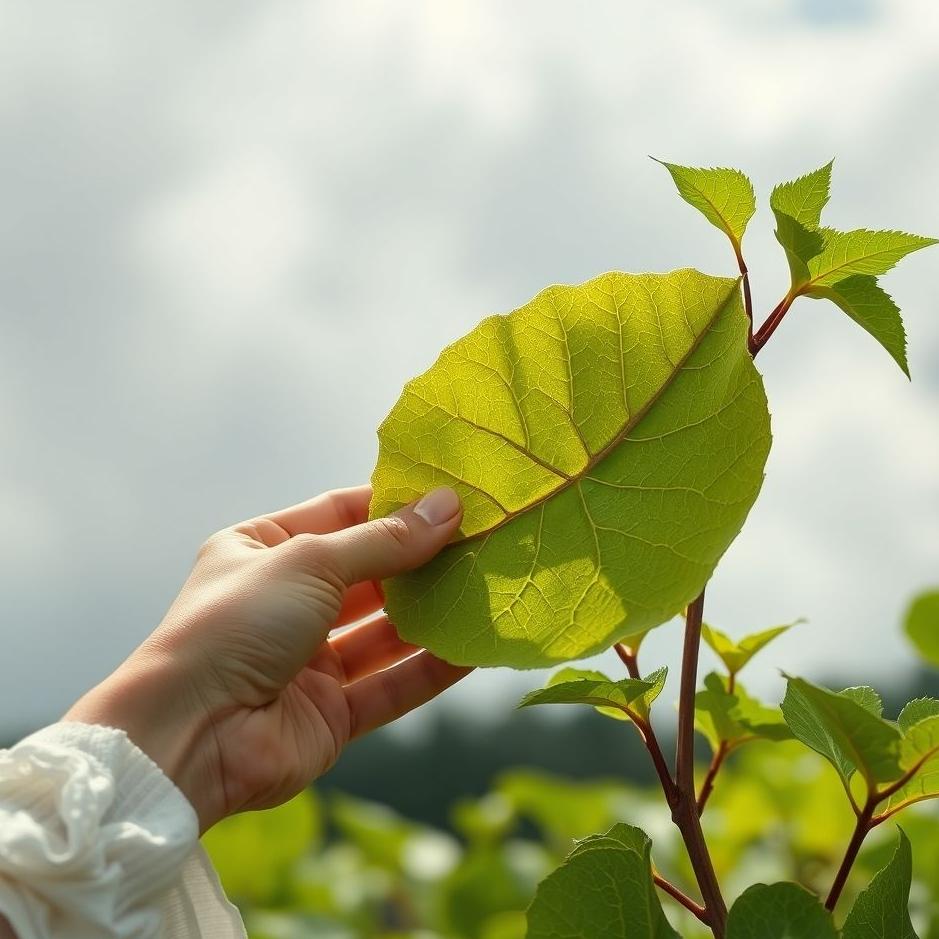 Dream : Giving vine leaf in the dream