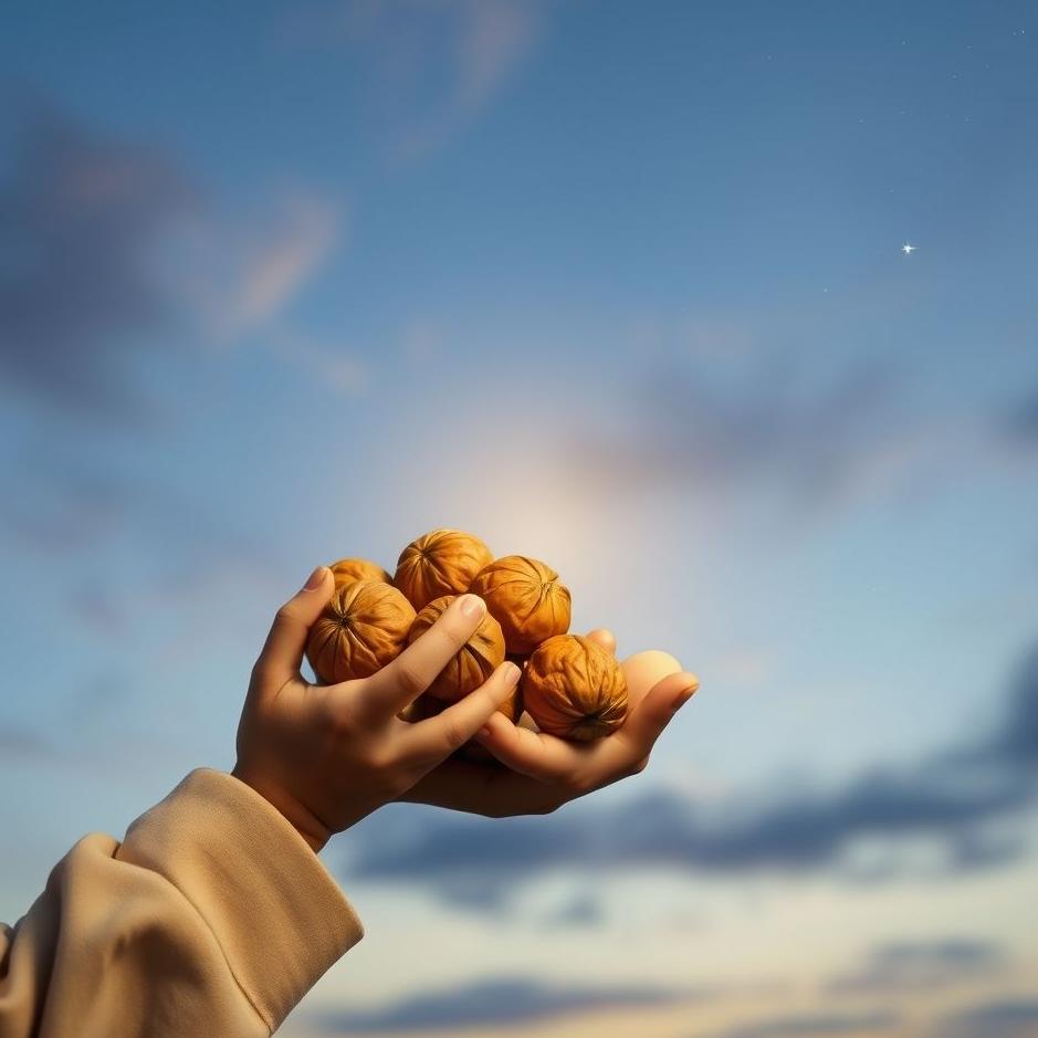 Dream : Giving walnuts to mother in the dream