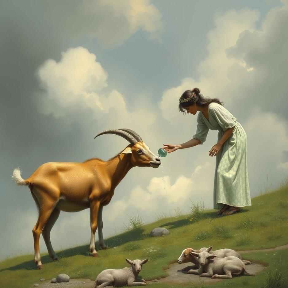 Dream : Giving water to a goat in a dream